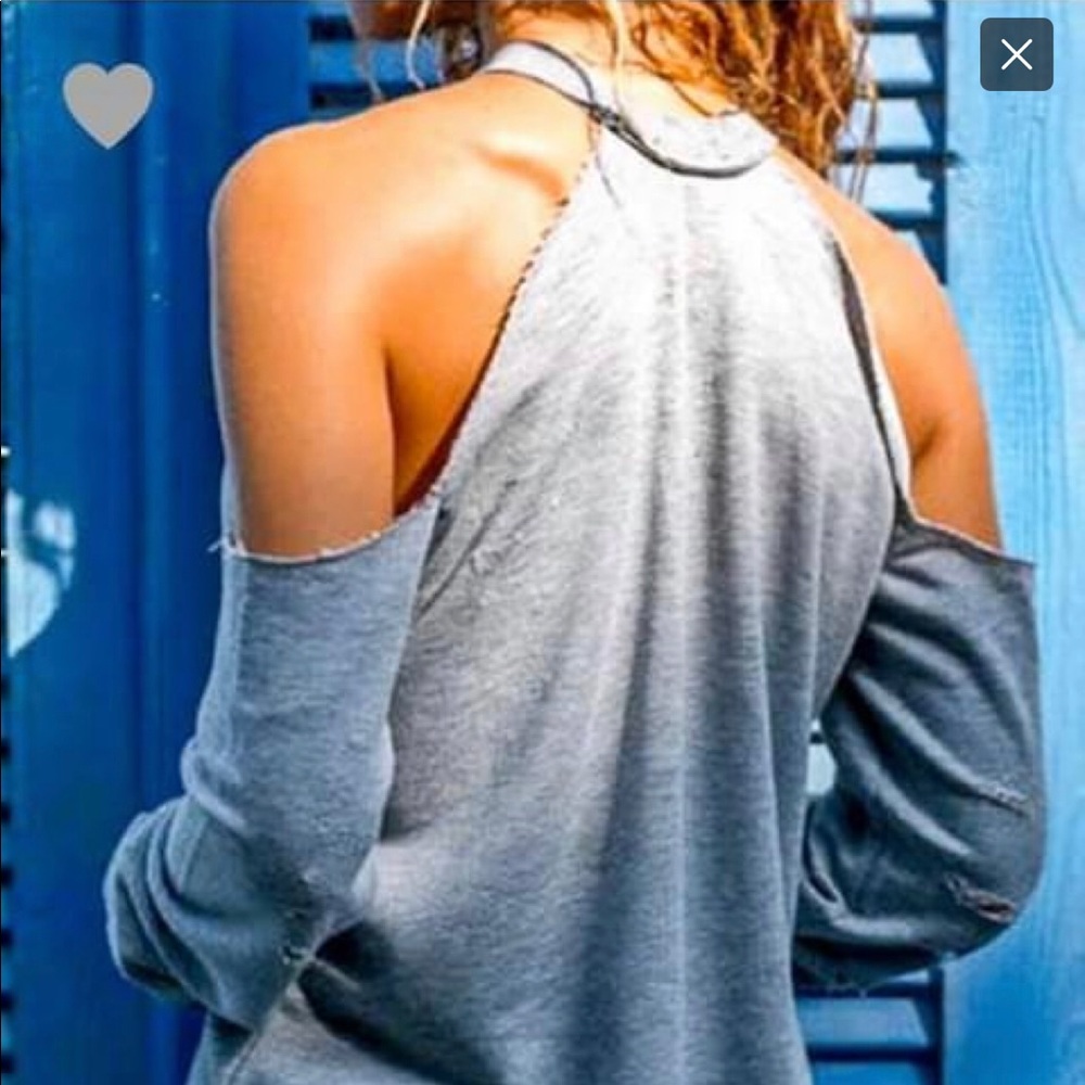 Cold Shoulder Sweatshirt